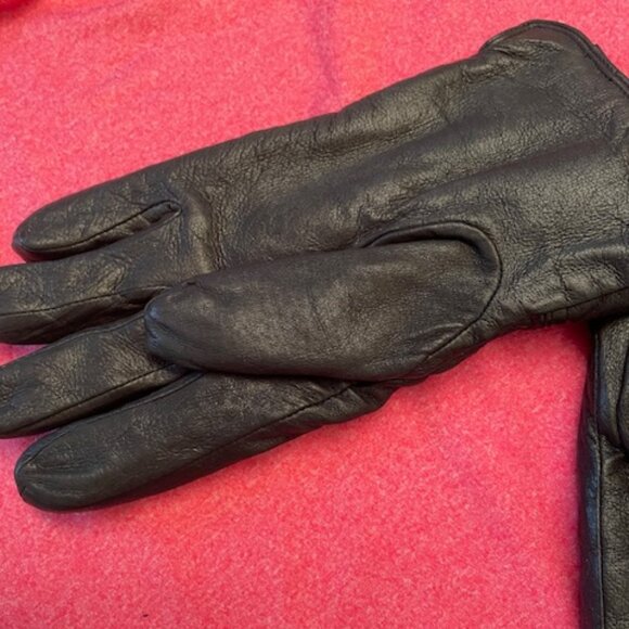 Perry Ellis PORTFOLIO Leather Gloves – VTG NWT  S M - Picture 6 of 10